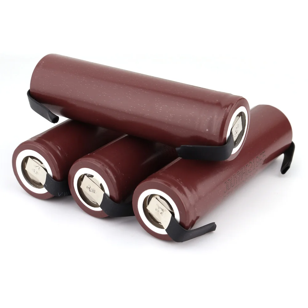 Литиевые перезаряжаемые аккумуляторы JHG2 18650, 3,7 в, HG2, ток ...