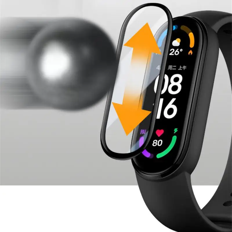 

3D Защитная пленка для Xiaomi Mi Band 7 NFC защита экрана полное покрытие пленка стекло ремешок для умных часов Аксессуары для браслета