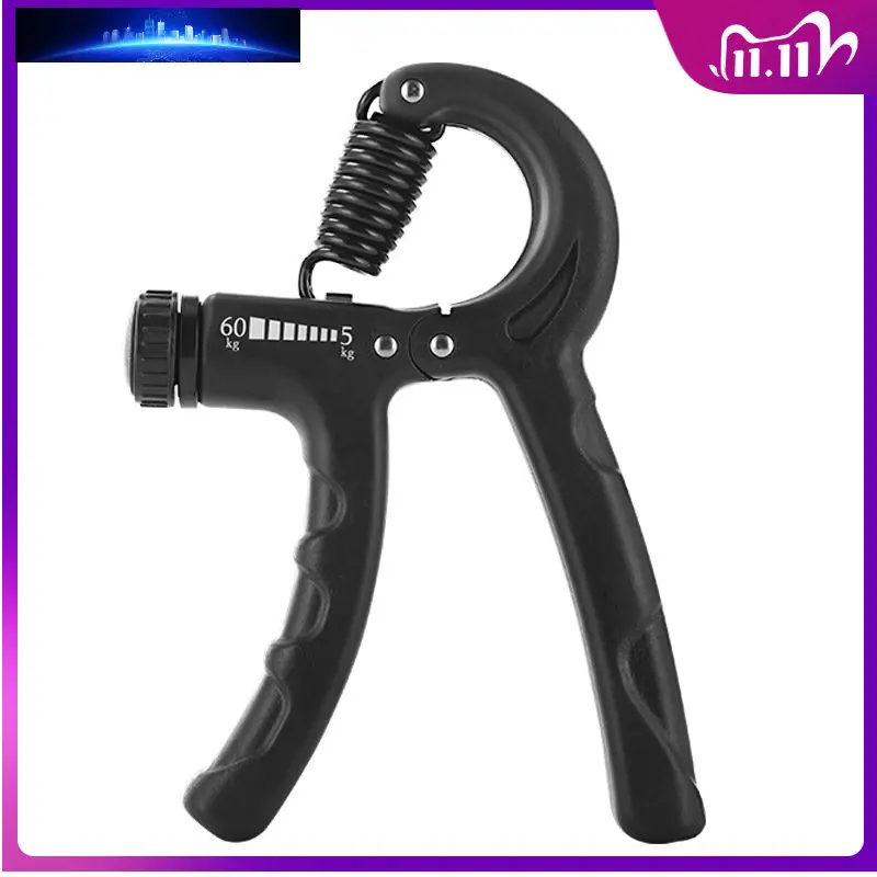 NEW 5-60Kg Gym Fitness Hand Grip Men Adjustable Finger Heavy Exerciser Strength for Muscle Recovery Hand Gripper Trainer 2022