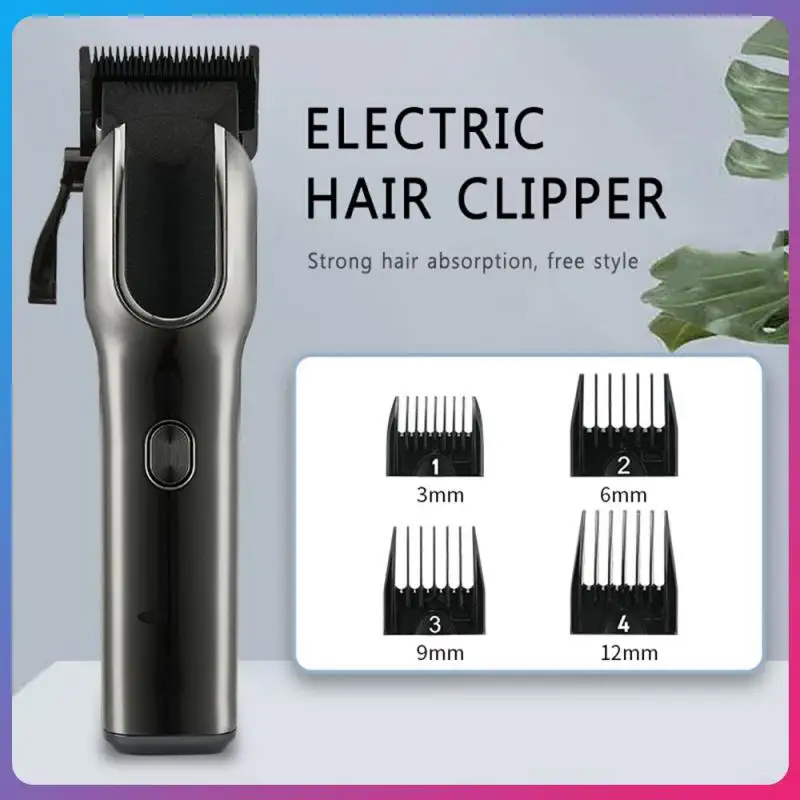 

Электрическая машинка для стрижки волос Boxili, перезаряжаемая бритва, бритва для волос, профессиональный триммер для волос с низким уровнем шума, машинка для стрижки бороды