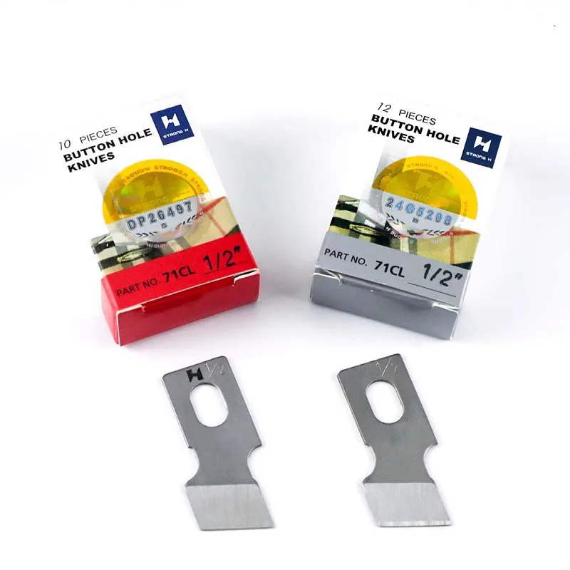 71CL нож для отверстий в пуговицах для швейной машины с прямыми петлями подходит для JUKI LBH-781,1790; Brother LH4-B814, HE-800A, Strong H Blade