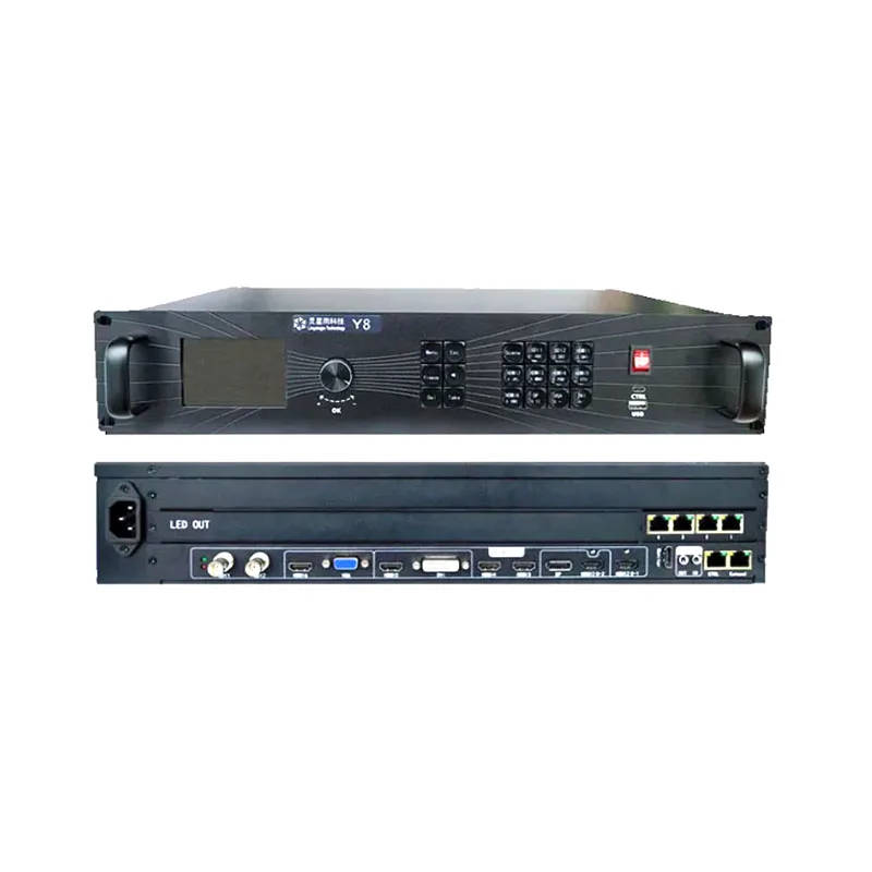 Linsn Y8-406 СВЕТОДИОДНЫЙ два и один видеопроцессор четыре экрана шесть сетевых