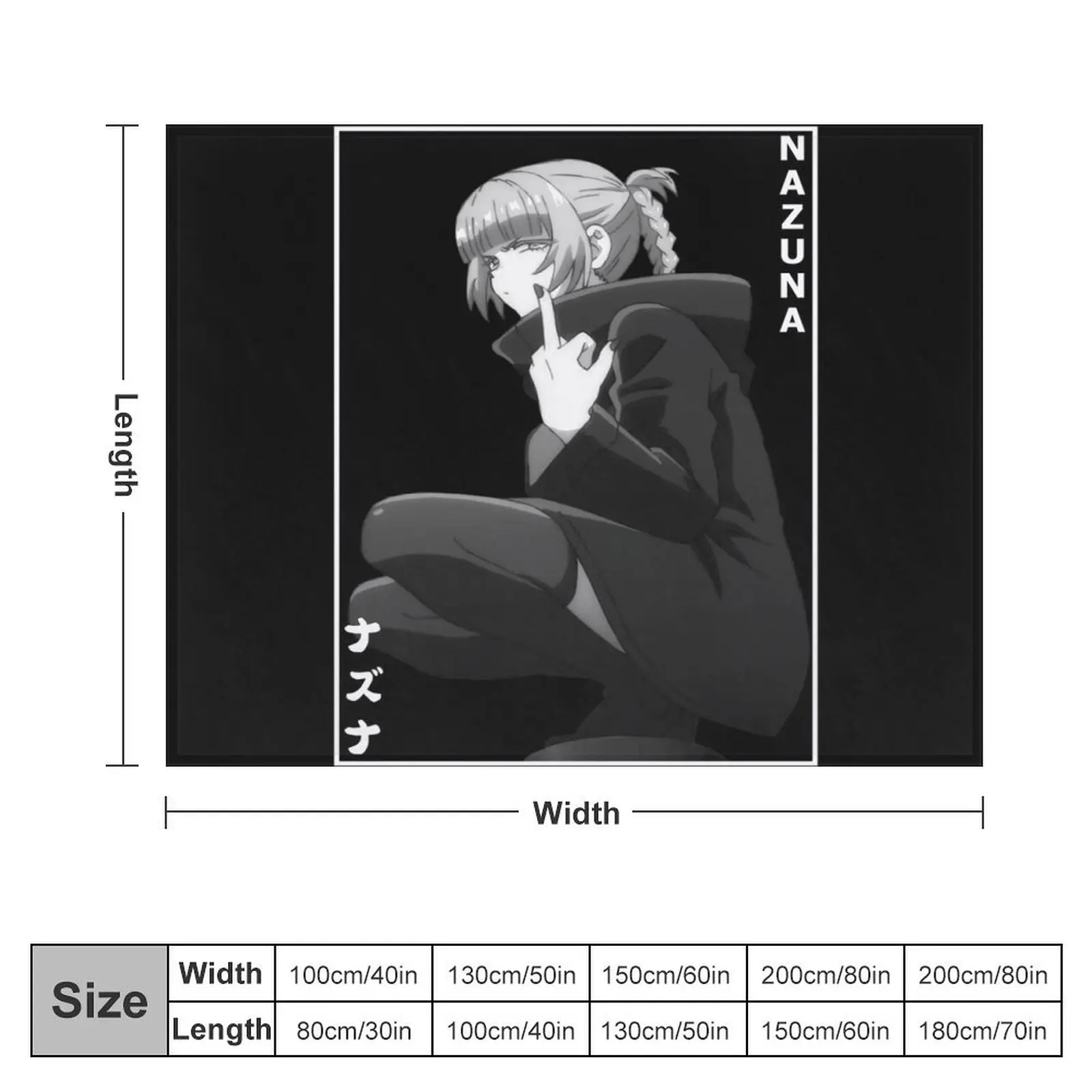 Одеяло Nazuna ナズcall Of The Night - Yofukashi no Uta мягкое большое винтажное милые клетчатые