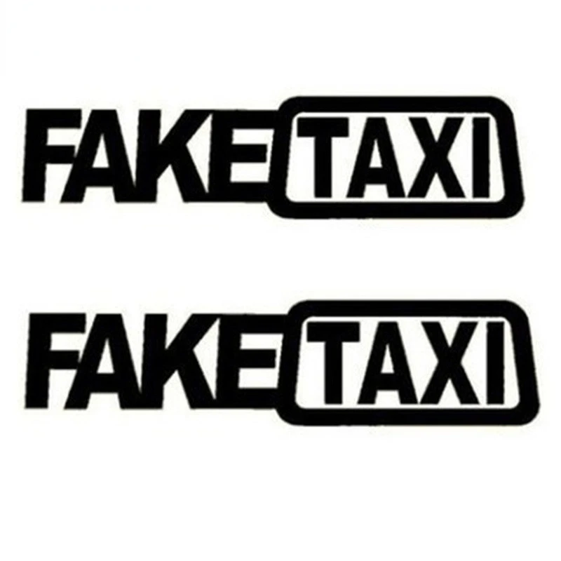 Автомобильная наклейка поддельная для такси автомобиля Виниловая на окно