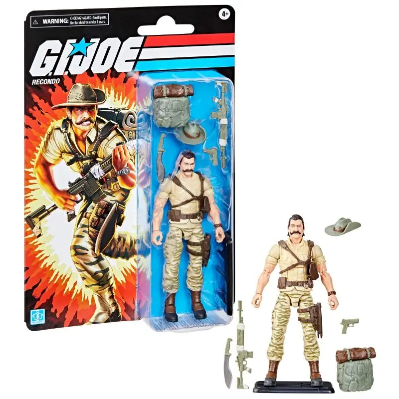 Фото Hasbro GI Joe Classified Series Ретро Cardback Scarlett Duke Recondo Коллекционная 6-дюймовая фигурка игрушки с аксессуарами в подарок №3