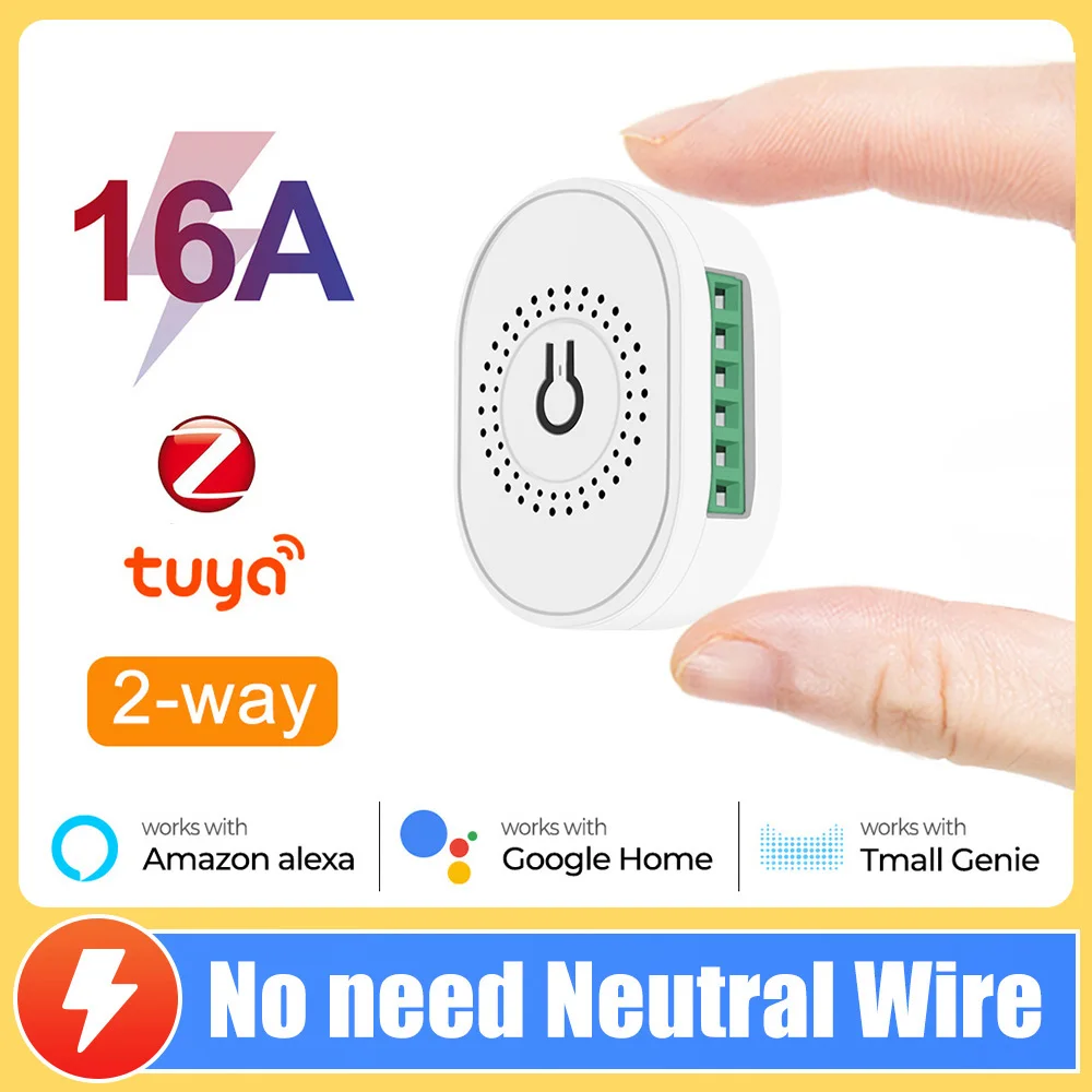 

Tuya Zigbee Smart Switch Light 2 Way Module DIY On Off Can Timing Control Wireless Breaker Work With Google Home Tmall Genie