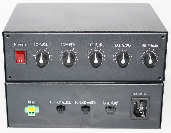 2T2+1CH two-channel two-stage switching plus one five-channel three-wire LCD light source box for Bonding equipment