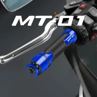 motorcycle aluminium grips hand pedal bike scooter handlebar for yamaha mt 01 2004 2005 2006 2007 2008 2009 accessories