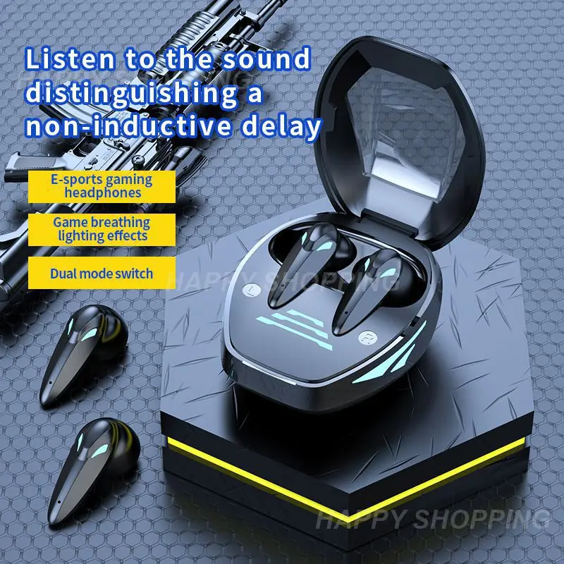 

Touch Control Wireless Headset Wireless Sports Earbuds Handsfree Tws Headset Tws Earbuds Waterproof Headphones Stereo