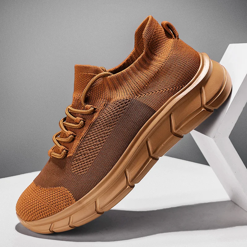 2023 Men Running Shoes Breathable Male Tennis Shoes Non-Slip Sports Men's Sneakers Flexible Outdoor Walking Flats Casual Summer