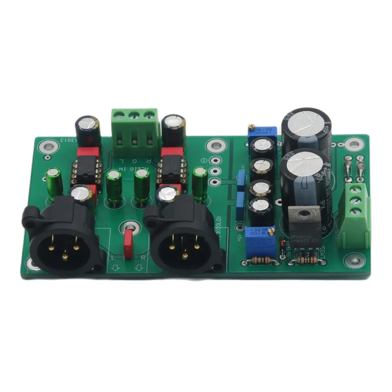 INA137PA HiFi аудио баланс к односторонней готовой плате XLR RCA (двухканальный с блоком