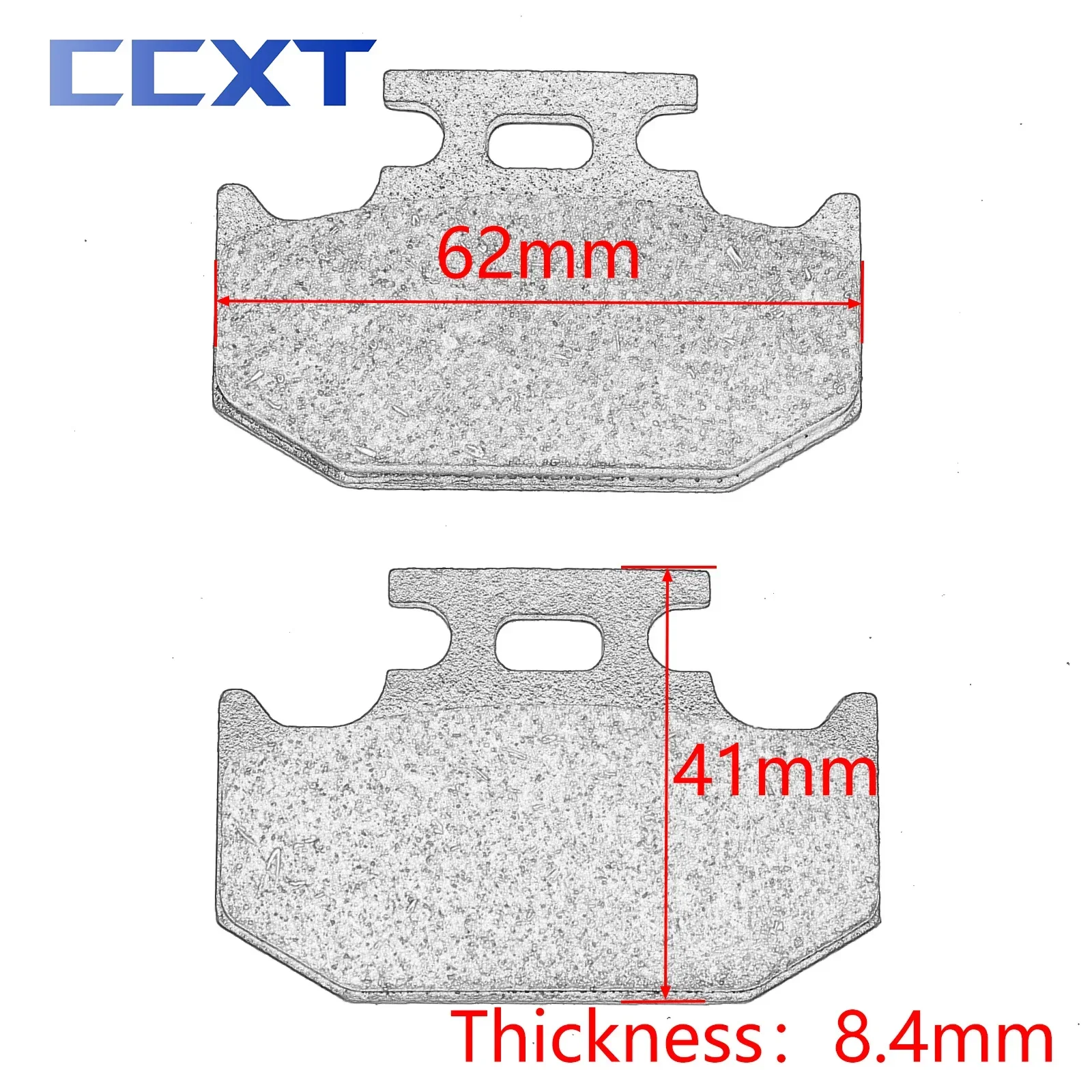 Запчасти для мотоциклов комплект передних и задних тормозных колодок YAMAHA TTR 250L