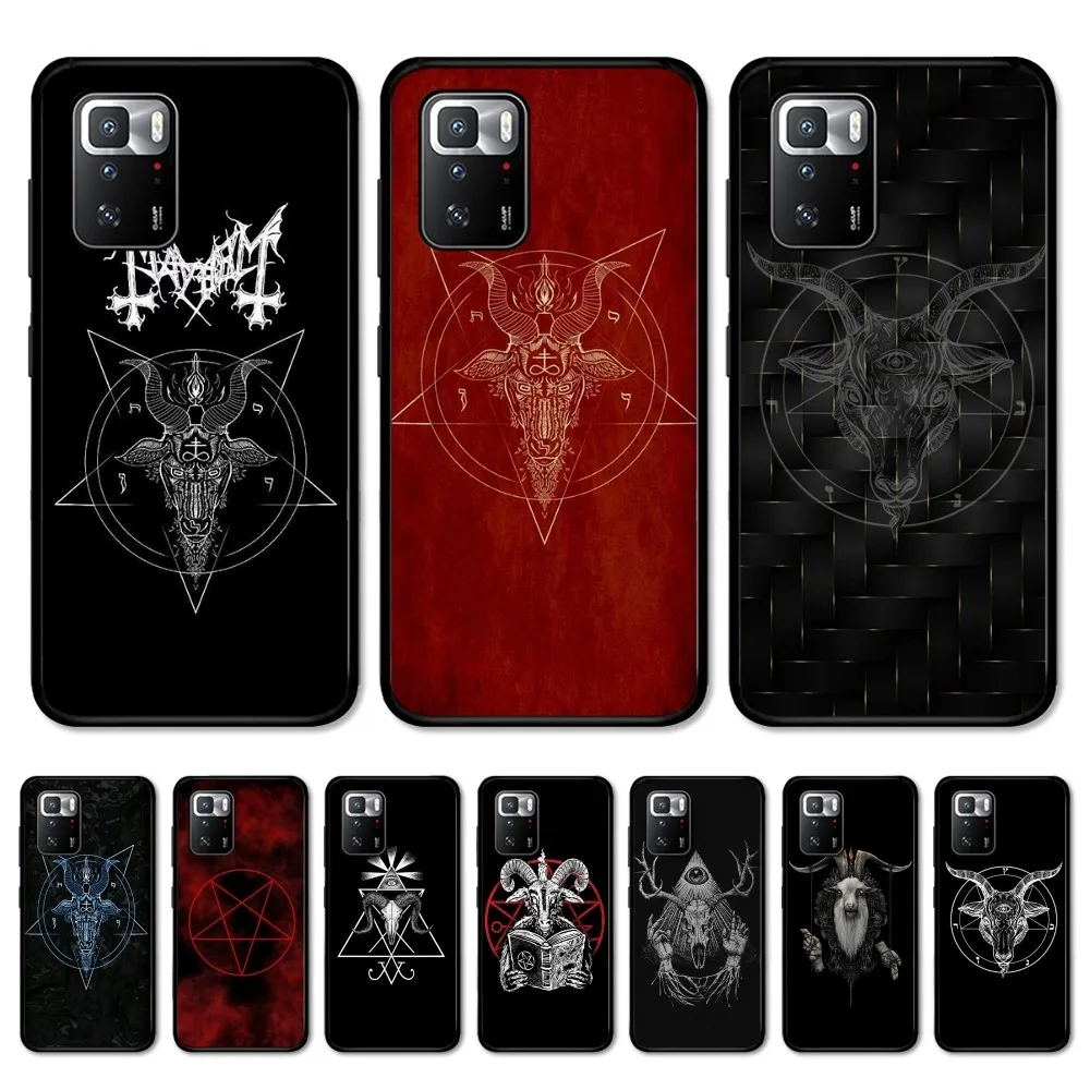 

Demonic Satanic Phone Case For Redmi 5 6 7 8 9 10 plus pro 6 7 8 9 A GO K20 K30 K40 pro plus F3 Fundas
