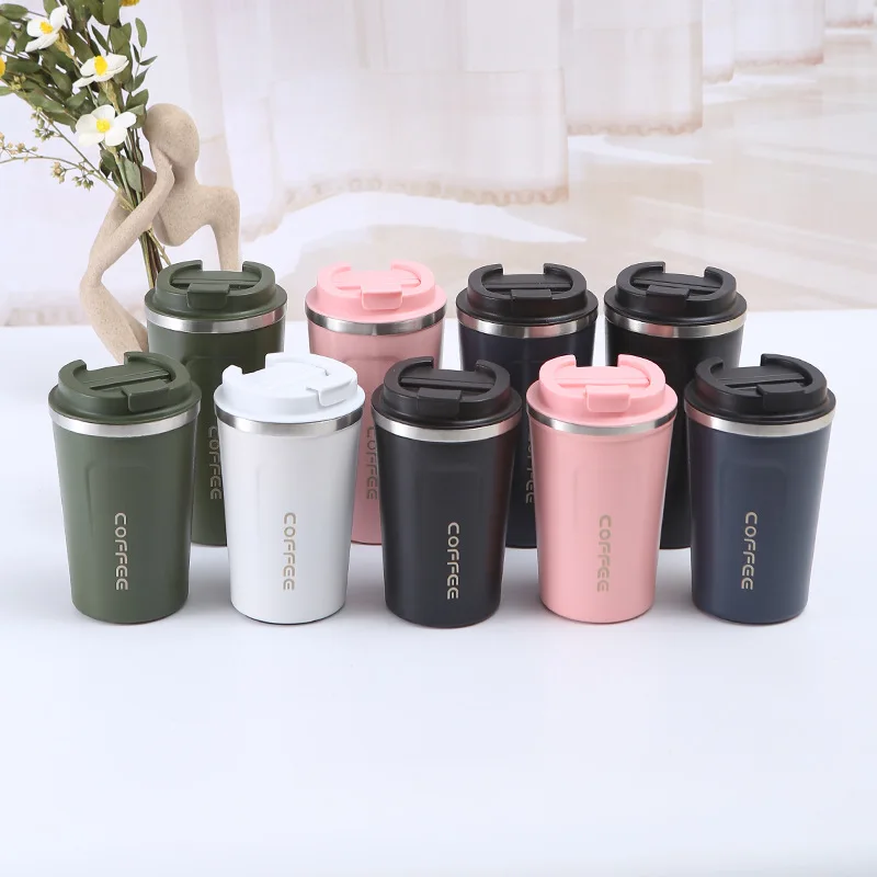 

Stainless Steel Coffee Cup 380/500ML Thermos Mug Leak-Proof Travel Thermal Vacuum Flask Insulated Cup Milk Tea Water Bottle