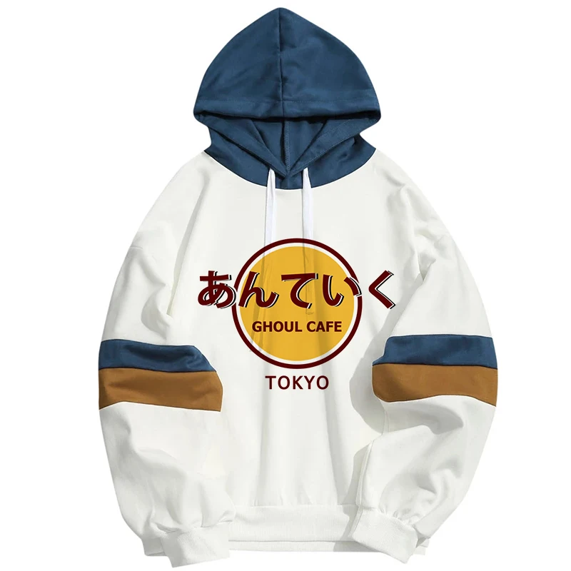 

Толстовка с капюшоном в стиле хип-хоп, Токийский худи с принтом манга, гуль в стиле аниме, Свитшот Кен канеки, Повседневная Уличная одежда в с...