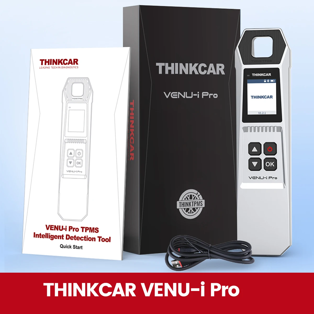 

THINKCAR VENU i Pro TPMS инструмент для диагностики давления в шинах автомобиля 315 МГц/433 МГц сброс TPMS датчик неисправностей обучение/активация/программирование для THINKSCAN 689BT