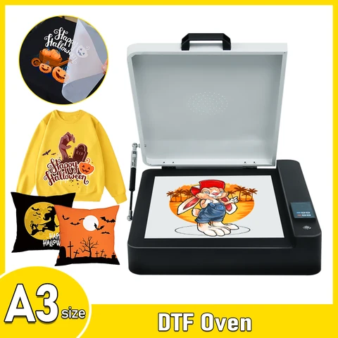 Печь A3 DTF для переноса пленочного принтера, профессиональная функция сигнализации с сушилкой, дисплей светодиодный для принтера DTF