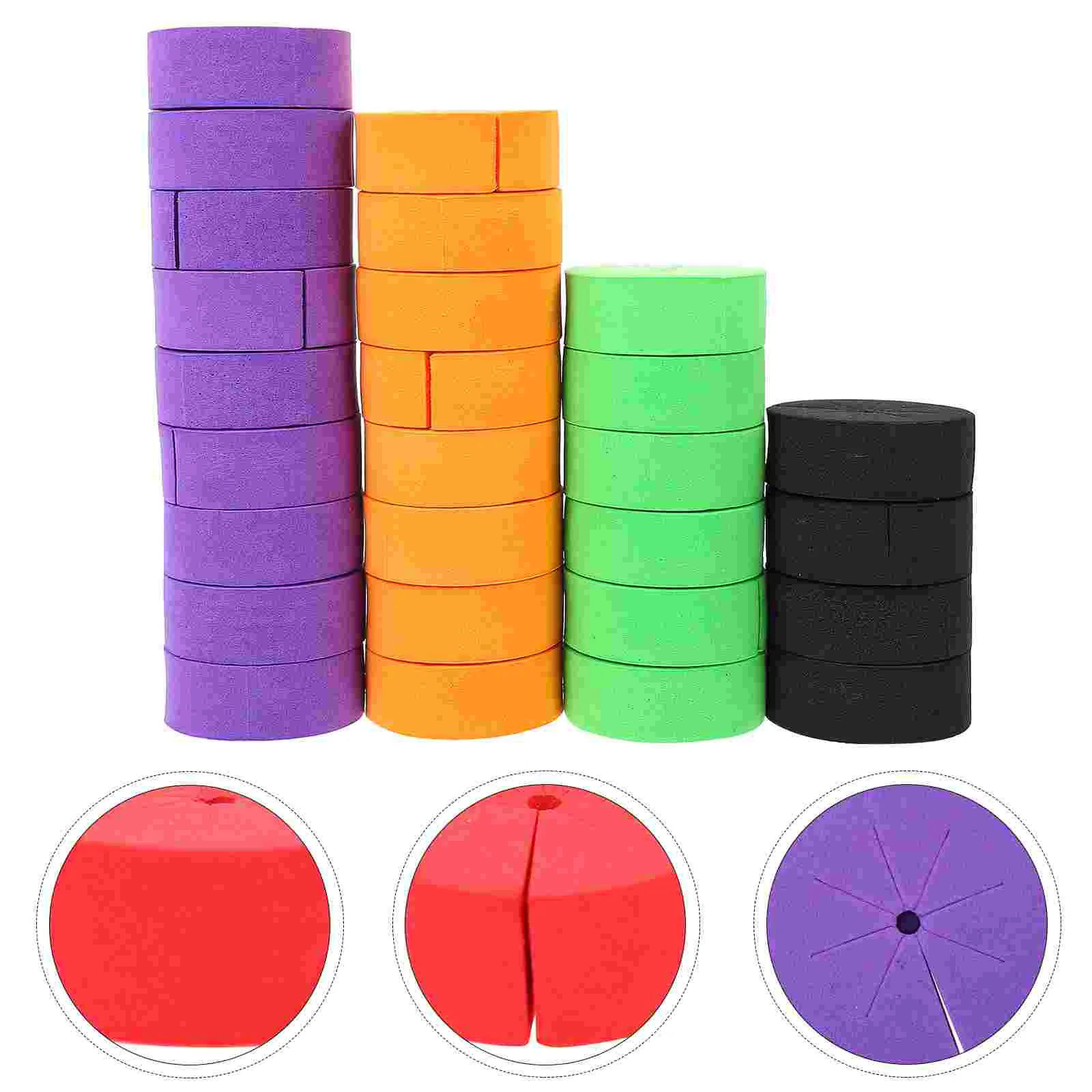 

50Pcs Garden Clone Collars Cloning Collar Inserts with 8 Spokes for Hydroponics Cloning DIY Cloner and Clone Machines ( )