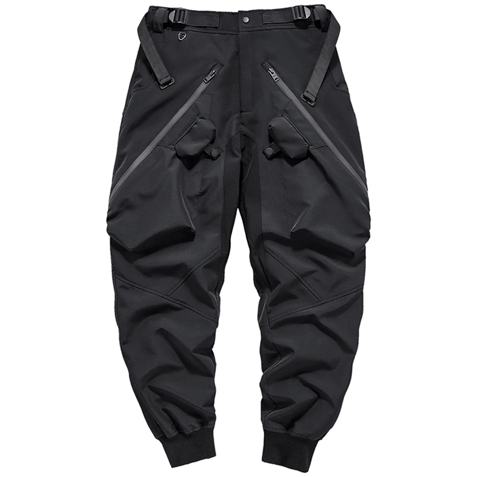 ARENS Fashion Techwear Joggers Function Cargo Pants Men Plus Size Black Sweatpants Harajuku Streetwear Hip Hop Trousers