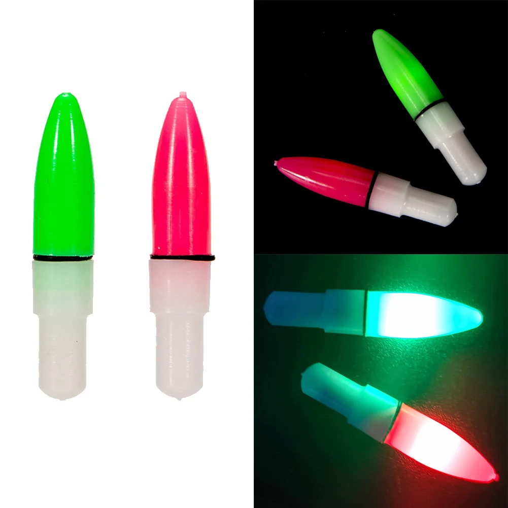 

1set Fishing Bobbers With CR311 Battery Fully Enclosed Design Electronic Light Sticks LED Night Fishing Float Bobbers Rod Lights
