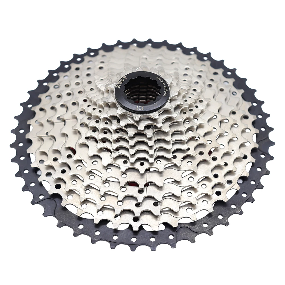 ZEOT 12-скоростная велосипедная кассетная звездочка 11-46/50/52T серебристо-черная