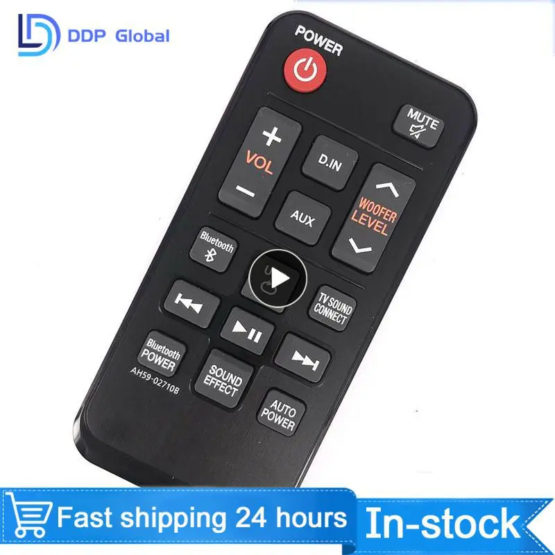 1~10PCS Audio Sound Bar AH59-02710B remote control Replacement for Samsung HW-J250 HW-JM25 ECHO Soundbar Remote Controller Black