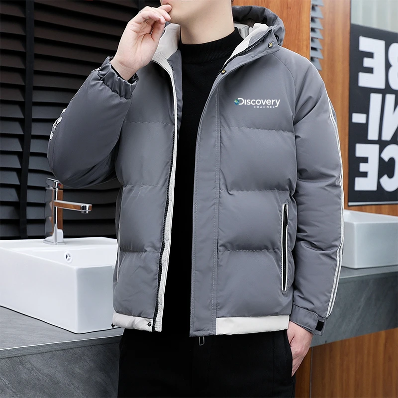 

2022 New Brand Winter Men Fashion Warm Windproof Thick Jacket Parkas Coat Male Outwear Hooded Parkas Jacket Man