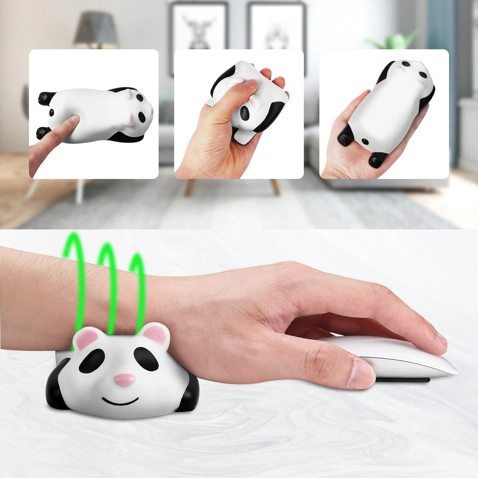 Симпатичная 3d-подушка для рук из мультфильма Ультра-мягкий коврик запястья пены