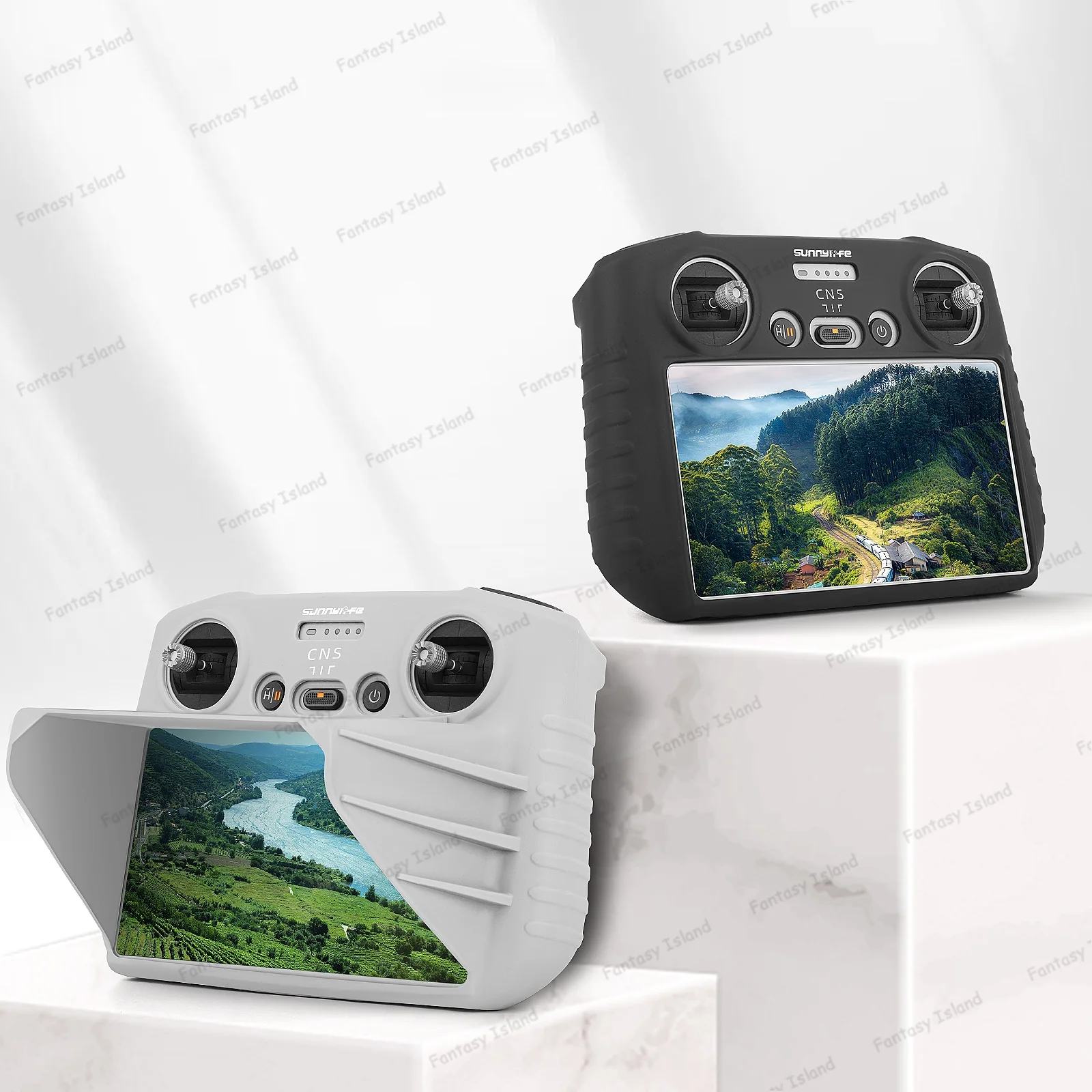 

Sunnylife For DJI RC Remote Control Silicone Case Mini 3 Pro Protective Cover With Hood Mini3 Pro Remote control case