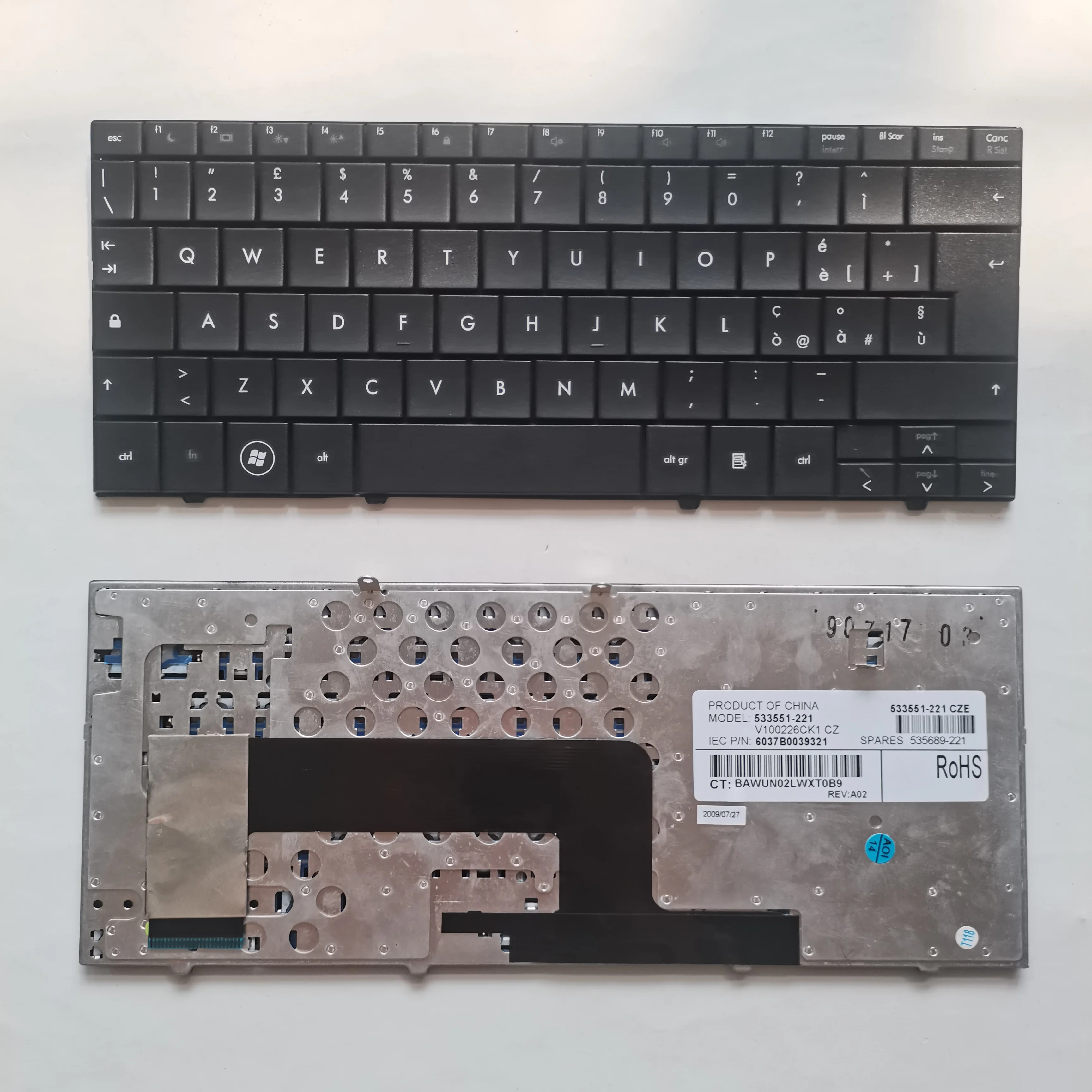 Для HP Compaq Mini 110 110-1000 102 Presario CQ10-100 IT итальянская клавиатура