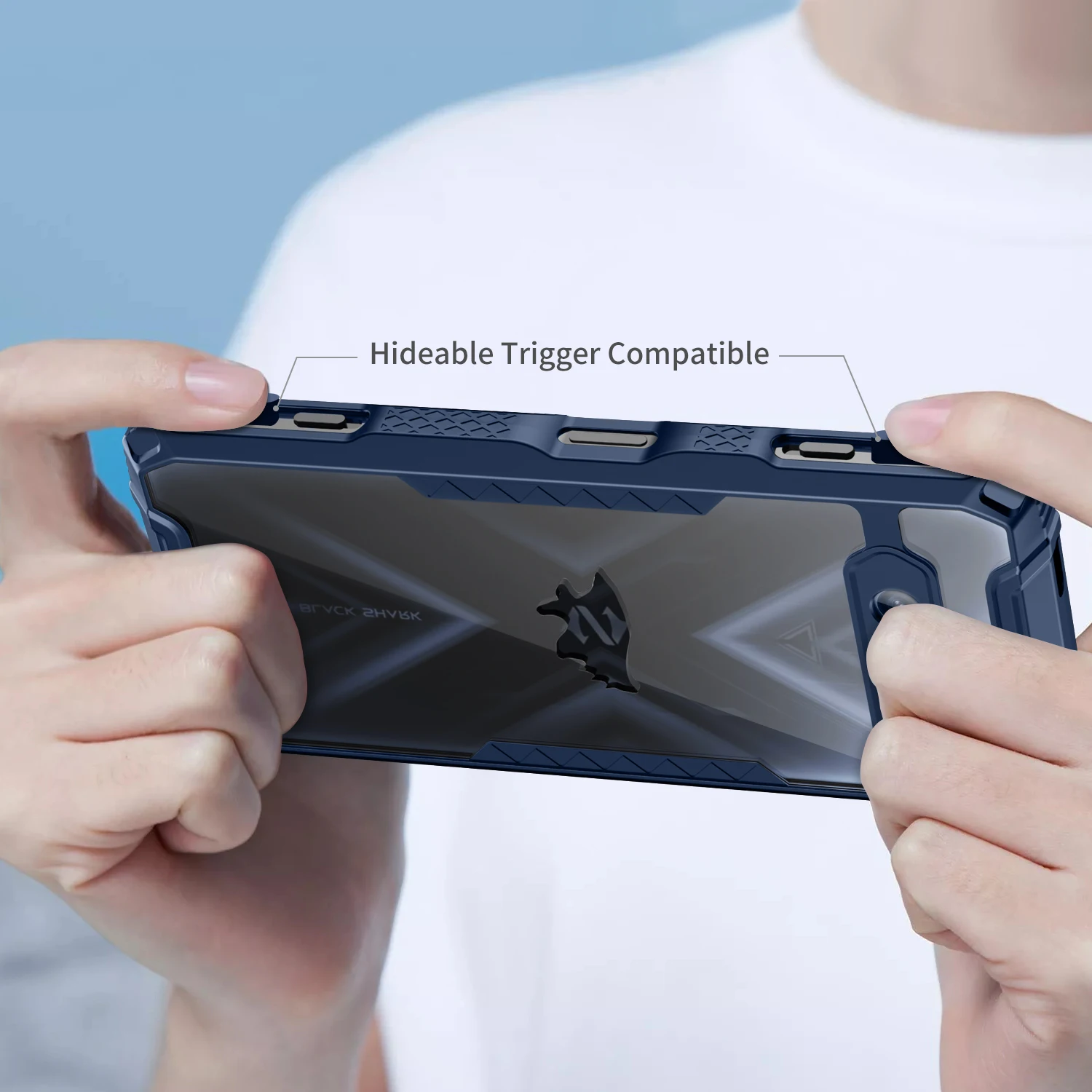 ZSHOW Armor Case for Xiaomi Black Shark 4 4 Pro 5 RS TPU Frame and Clear PC Back Drop Protection Shcokproof