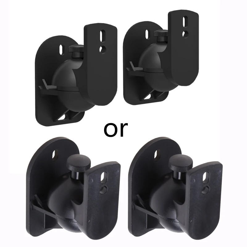 

1Set Universal Satellite Wall Mount Bracket Ceiling Stand Clamp with Adjustable Swivel and Tilt Angle Rotation for Sony Speaker