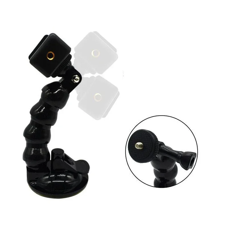 Flex Car Suction Cup Flexible Gooseneck Mount Holder for GoPro Hero 12 11 10 9 8DJI OSMO Action 3 4 iPhone 14 15