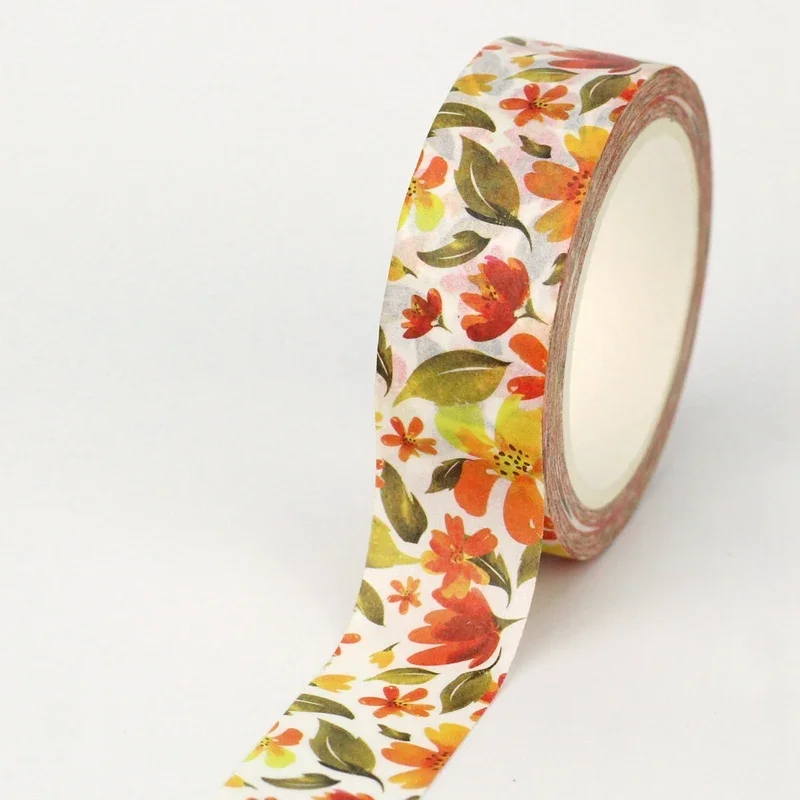 

GREATHOPE WASHI TAPE Акварельный Цветочный Фон