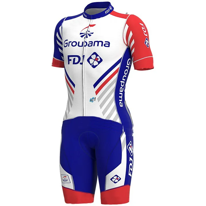 

Skinsuit 2020 GROUPAMA FDJ Team 3 Colors Bodysuit Summer Cycling Jersey Bike Bicycle Clothing MTB Maillot Ropa Ciclismo