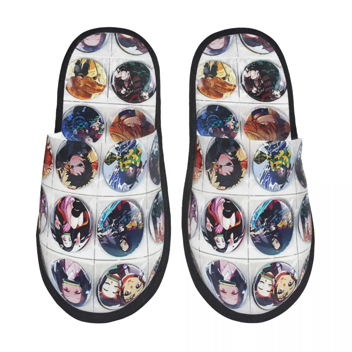 Тапочки Kimetsu No Yaiba для мужчин и женщин пушистые тапочки рассекающие демонов