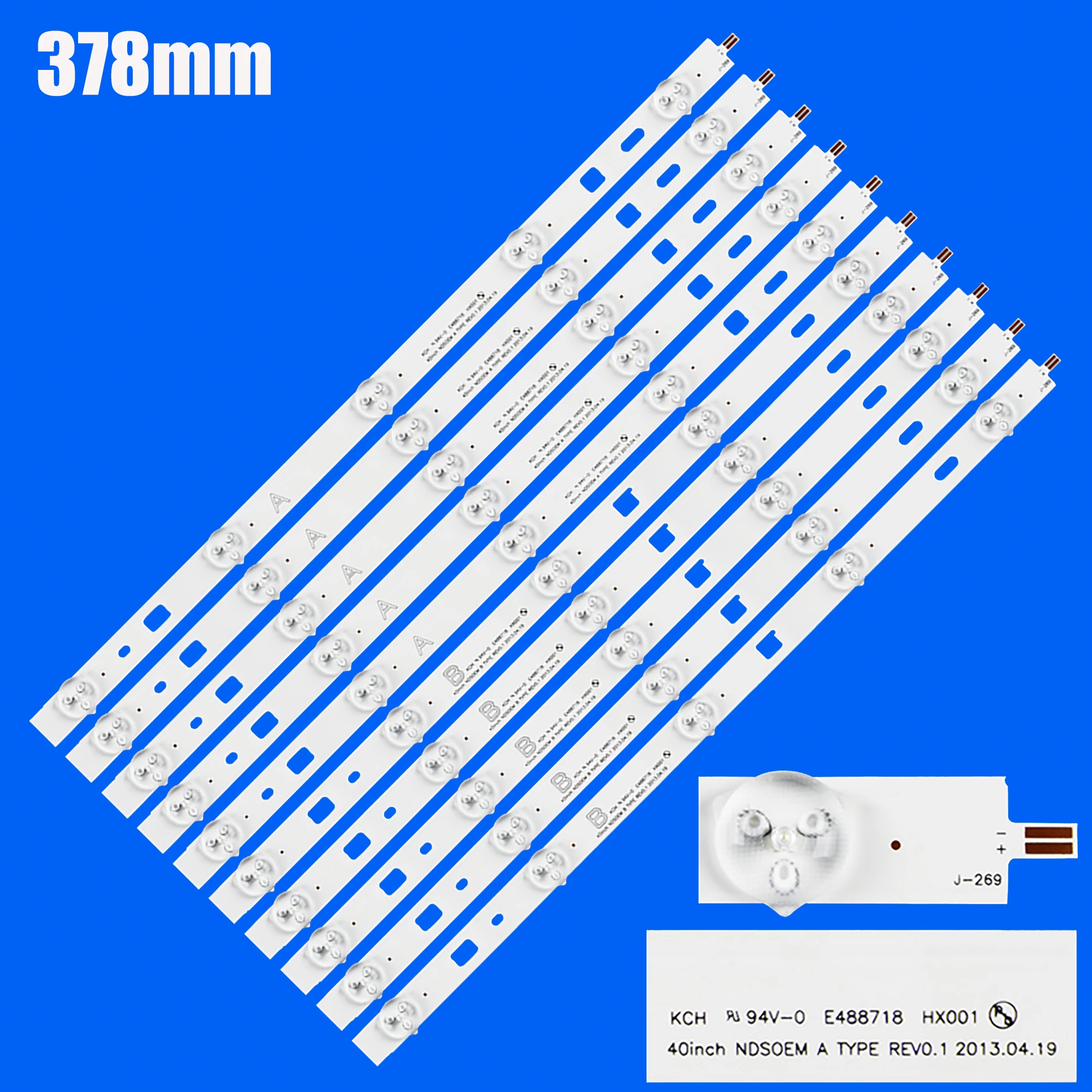 

Светодиодная лента подсветки для 378 мм KDL-40R353B KDL-40R353C KDL-40R455B KDL-40R485A KDL-40W605B KDL-40RE353 KDL-40RD353