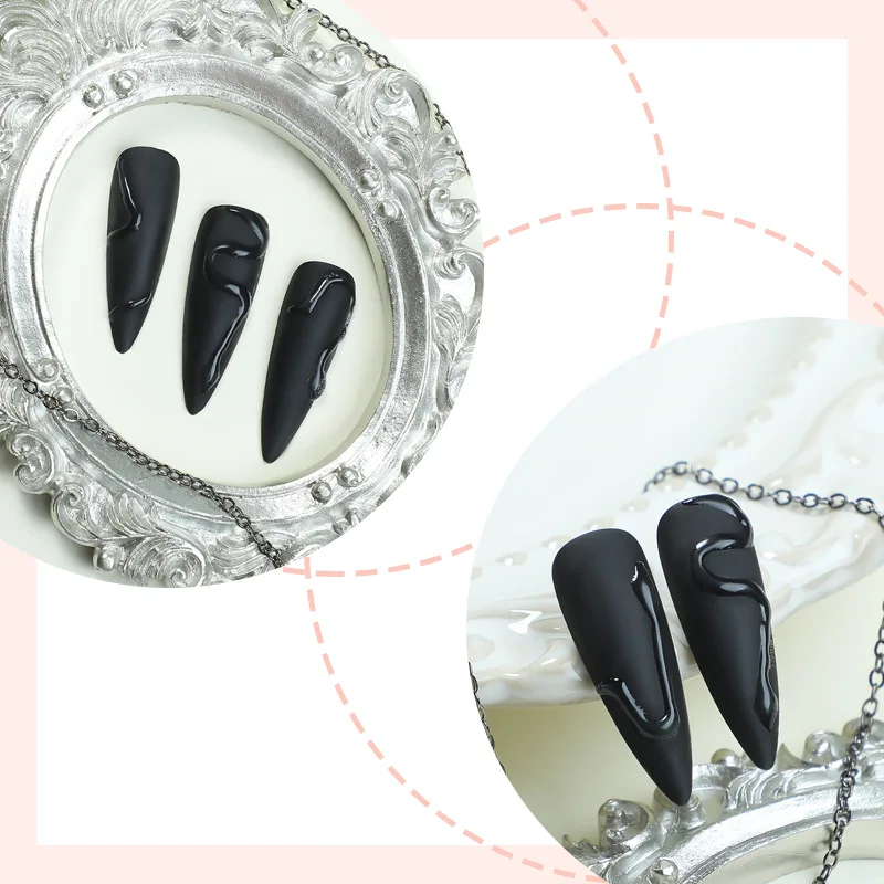 24 шт. накладные ногти Хэллоуин