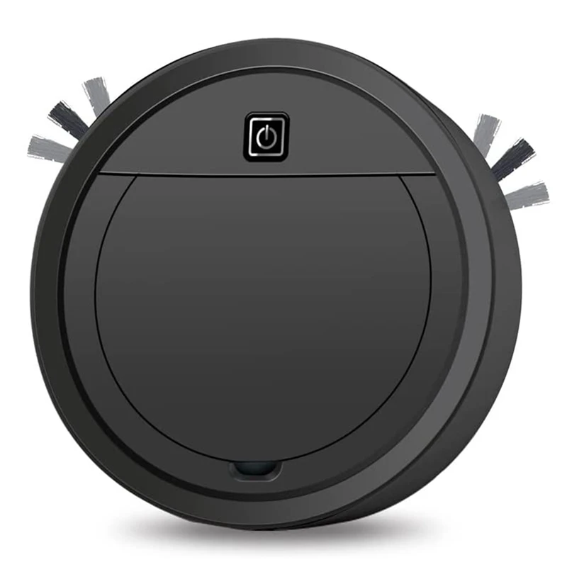 

Robot Vacuum Cleaner - Upgraded 2-In-1 Robotic Vacuum And Mop Combo, Super-Thin Quiet, 1500Pa Strong Suction Black