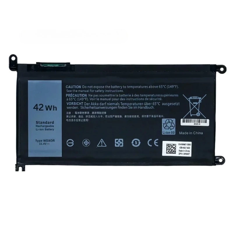 Фото Аккумулятор WDXOR для Dell Inspiron 13 5000 5368 5378 7368 7378, 14 7000 7560 7460 5468, 15 7560 5538 5567 5568 P61F T2JX4 3CRH3 №2