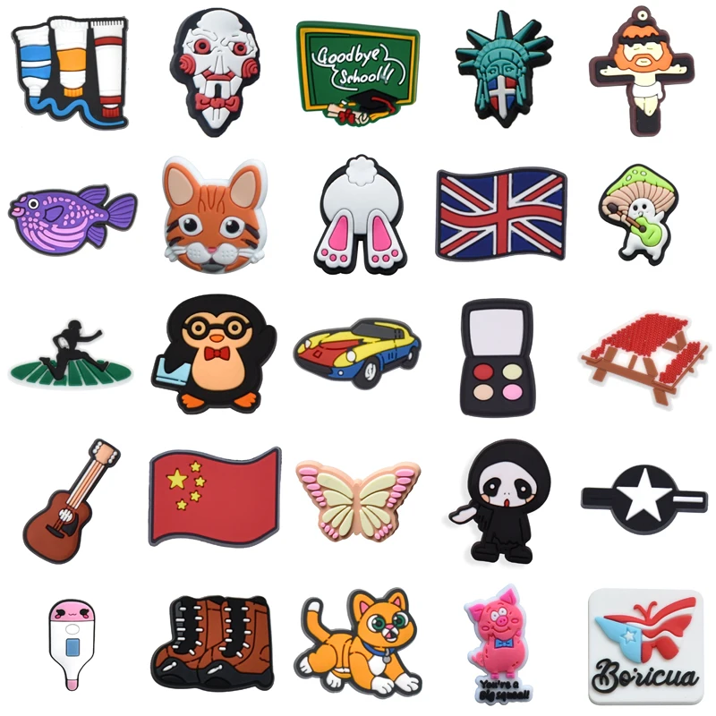 

Packs Shoes Accessories Girl Set Jeans Shoe Charms Para Pins Kids Boy Decorations for Croc Gifts Women Charm Men Wholesale Bulk