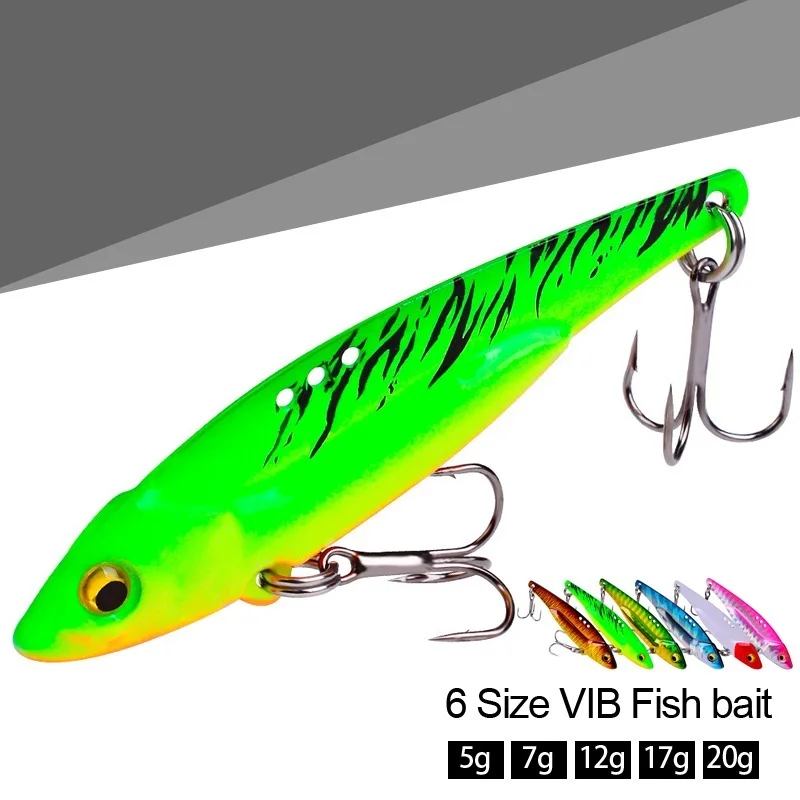 

3 шт., металлическая Приманка VIB, 4,5 ~ 6,8 мм