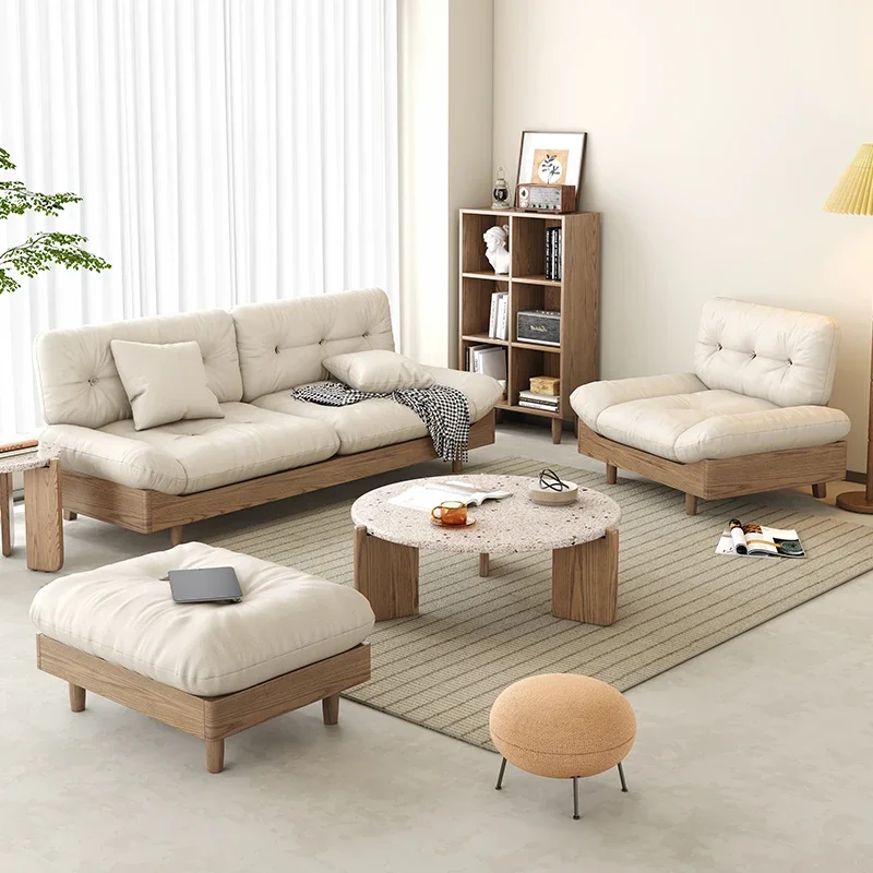 Мягкий диван из массива дерева мягкий для квартиры белый стул мягкая мебель