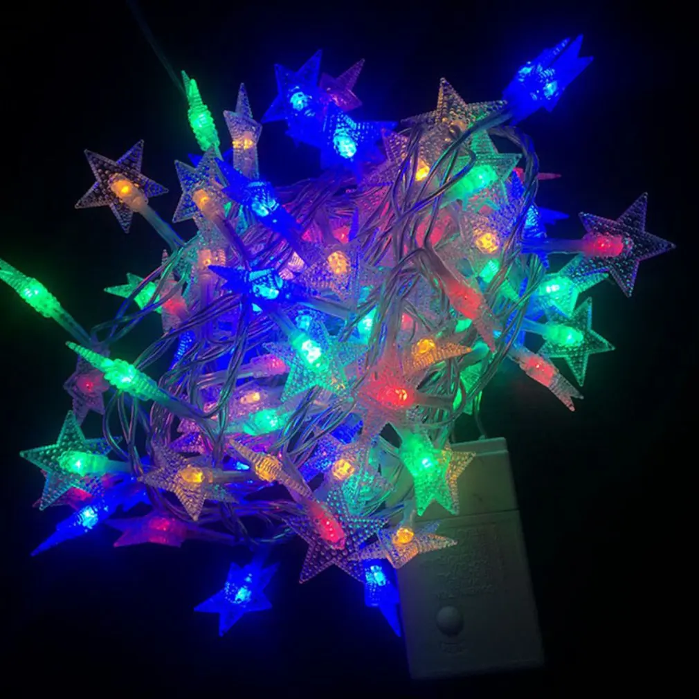 

ICOCO 3/5/6/10m 20/40/50/80/100 LEDs Battery Operated Christmas LED Light String Fairy Lights Snowflake Tree Christmas Home