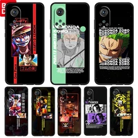 anime one piece luffy cool for honor 60 50 20 se pro x30 10x 10i 10 9x 9a 8x 8a lite silicone soft tpu black phone case capa