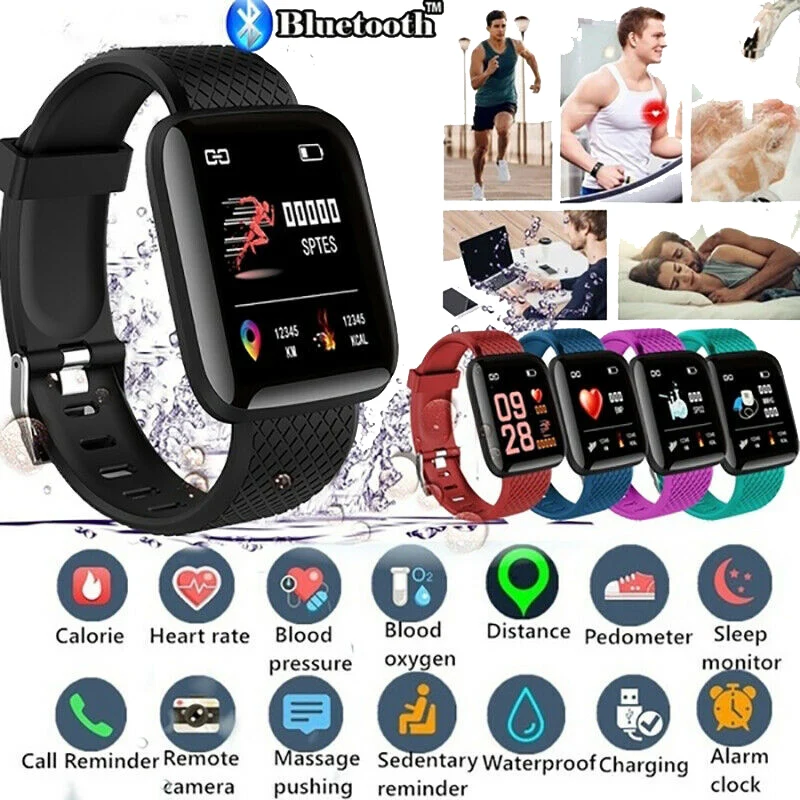 

Smart Watch Men Women Sports Smartwatch Heart Rate Monitoring Reminder Step Counting Information Push Fitness Tracker Bracelet