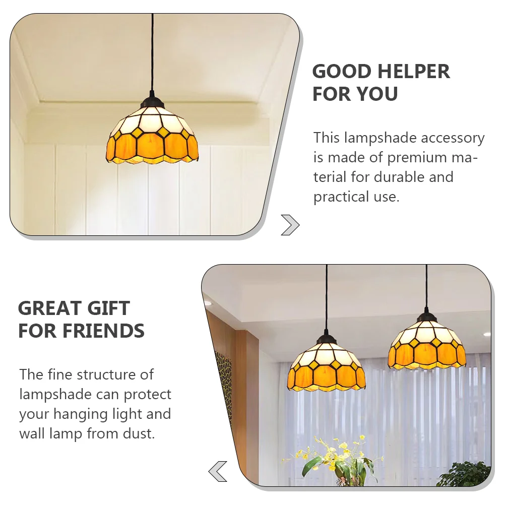 Затеняющая лампа Настенный декор из витражного стекла домашний современный