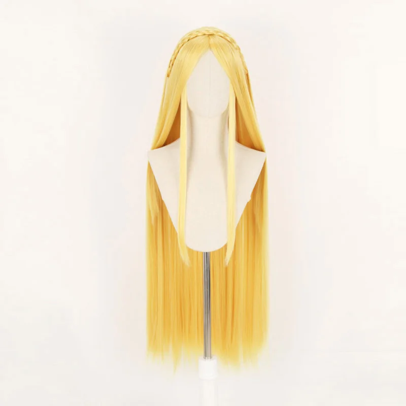 Парик принцессы Зельды: длинный парик для косплея термостойкие синтетические