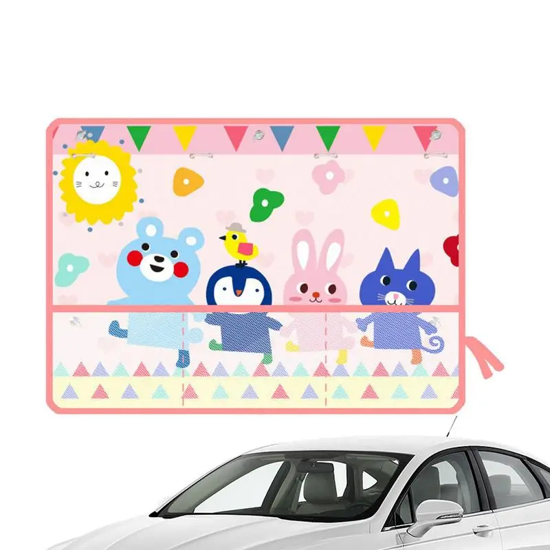 

Автомобильный солнцезащитный козырек, регулируемая занавеска для боковых окон, защита от УФ лучей, Стайлинг автомобиля, летняя защита