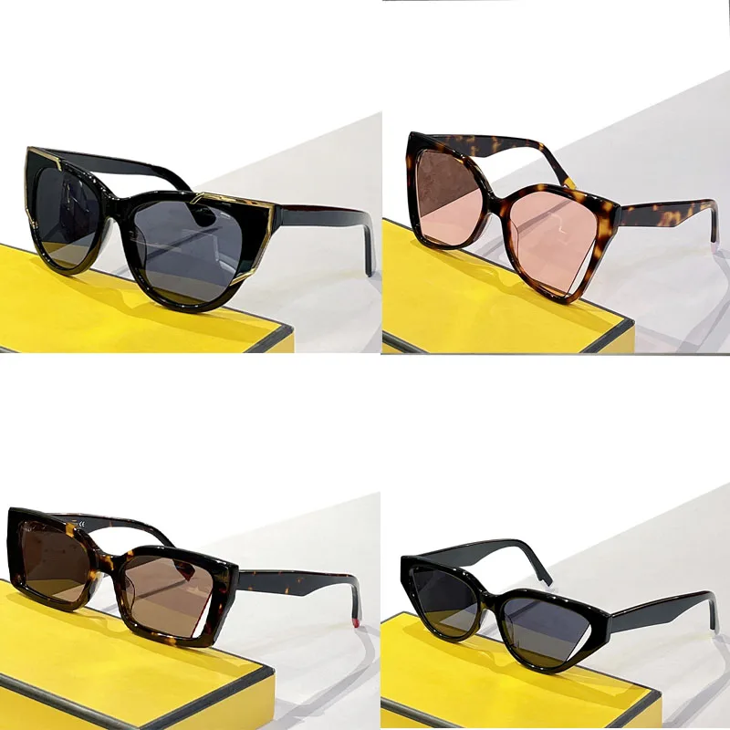 

Классические ацетатные солнцезащитные очки для женщин, Винтажные Солнцезащитные очки «кошачий глаз», модные роскошные дизайнерские очки, ...